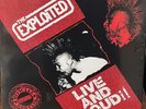 Exploited - Live and Loud LP Vinyl Reissue Punk Hardcore UK82 KBD Wattie