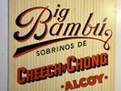 Cheech & Chong Big Bambú Vinyl LP 1972 w/Giant Rolling Paper