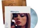 Taylor Swift Midnights Moonstone Blue Edition Vinyl LP Hand Signed Photo SEALED