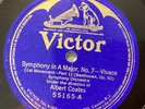 Albert Coates - 78 rpm Victor 55165/66/74: BEETHOVEN Sym No 7 in A Op 92; V+
