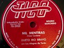 Latin 78 Tico Dueto Rio Bravo Alegres De Teran Mil Mentiras Florecita Del Alma