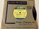 The 4 Knights 1940s EARLY R&B DOO WOP 8” Four Song 33 ep LANG-WORTH VGS 18 VG+