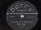 Country 78 PATSY CLINE Walkin' After Midnight DECCA 30221 V+ HEAR 362