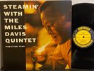 Listen MILES DAVIS Steamin' 1961 PRESTIGE DG RVG MONO LP VG+ Coltrane Garland