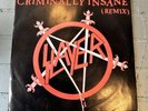 Slayer Criminally Insane 7” Remix 1987 A1/B1 UK1st HYPE STICKER & PATCH NM VINYL