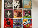 9 x The Clash Punk 7 Inch vinyl Rock the Casbah City Rockers Fought the Law etc