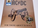 AC/DC FOR THOSE ABOUT TO ROCK Limited 50th Anniversary Gold Vinyl Sealed