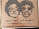 Bruno Mars AN EVENING WITH SILK SONIC Gold With White & Apple Red Splatter Vinyl
