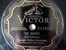 Georgia Yellow Hammers 78 rpm G Rag/I'm Saved Victor 21195 Prewar Country V+