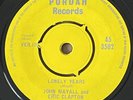 JOHN MAYALL & ERIC CLAPTON LONELY YEARS 7” PURDAH RECORDS 45 3502