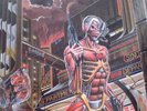 IRON MAIDEN Somewhere In Time CAPITOL Records Vinyl LP VG+ 1986