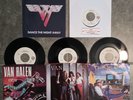 VAN HALEN & DAVID LEE ROTH 4 U.S. 45 + 1 PICTURE SLEEVE ONLY = 5 ITEMS