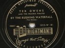 Rare Country 78 - Tex Owens - By The Rushing Waterfall - Wrightman # 1015-W