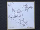 KISS Promo Autographed Sign Sheet for Reservation Victor Originals 3LP Japan