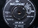 Rare THE BEATLES / Love Me Do : P.S. I Love You - India 1964 VINYL 7