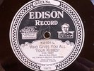 Edison 52101 Golden Gate Orch DAWNING  EE+ 78 rpm jazz 1927
