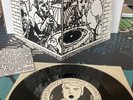 The  Adicts ‘ Lunch With The Adicts’ Vinyl EP , White Fold Out Cover + Insert .