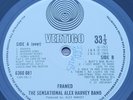 THE SENSATIONAL ALEX HARVEY BAND Framed 1972 UK VERTIGO SWIRL SPARINGLY PLAYED