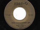 WILLIE LOGAN & THE PLAIDS 45RPM '62 JERRY-O YOU CONQUORED ME DOO WOP BALLAD VG++