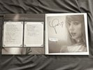 TAYLOR SWIFT THE TORTURED POETS DEPARTMENT Manuscript Vinyl SIGNED Photo w/HEART