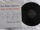 CHET BAKER QUARTET - JAZZ AT ANN ARBOR ,PACIFIC JAZZ ,1984 ,PJ 1203, EX/M-