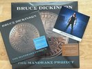 BRUCE DICKINSON Signed Card Iron Maiden The Mandrake Project. Black Vinyl LP Cd