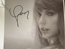 Taylor Swift: The Manuscript vinyl with Hand signed Photo.