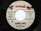 the FIVE STARS 45 Blabber Mouth / Baby END doowop Original press     Bd 177