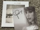 HEART SIGNED TAYLOR SWIFT TORTURED POETS VINYL THE MANUSCRIPT IN HAND