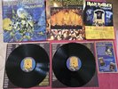 IRON MAIDEN Live After Death LP Vinyl EMI SABB 12441 80's press booklet 1985-VG