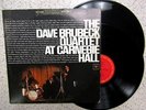 VINYL RECORD ALBUM, THE DAVE BRUBECK QUARTET AT CARNEGIE HALL,C2S-826,GATEFOLD