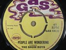 THE SHOW BOYS - PEOPLE ARE WONDERING - NEARMINT ORIGINAL UK GAS 7