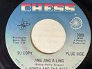 Honey And The Bees Jing Jing A Ling Auld Lang Syne Chess 45 Promo Record VG+