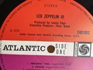 LED ZEPPELIN III - 1st PRESS 1970 - PLUM LABELS - Vinyl LP A5 / B5 *PETER GRANT*