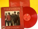 TELEVISION Adventure 1978 LTD ED UK RED Vinyl LP +Insert & Shrink MINT ML 183