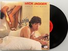 Mick Jagger Signed She's The Boss Album Cover w/ Vinyl AUTO JSA LOA