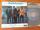 ROLLING STONES : Satisfaction BLEU FRENCH EP DECCA 457.086 + LANGUETTE 4/71  EX