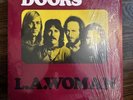 THE DOORS LA WOMAN Vintage 1971  Vinyl Record with Shrink Wrap And Rounded Edge