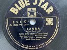 78 RPM DON BYAS - TENOR SAX SOLO - Laura - Cement Mixer - BLUE STAR B.S. 27