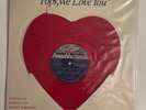Pops, We Love You ***NEW*** 12” Red Heart-Shaped Disc
