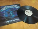 Metallica Ride the Lightning Vinyl Lp Original 1st Press 1984 Megaforce Records