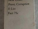 SEALED New Order Power, Corruption & Lies Fact 75c Original Boxed Cassette RARE