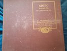 VICTROLA M45-4 GRIEG; SONATA IN CMIN.    FRITZ KREISLER / RACHMANINOV 78RPM 3LP