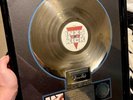 Framed Platinum Vinyl Record “Kick” by INXS + Platinum Cassette Tape