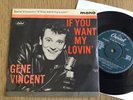 Gene Vincent & His Blue Caps: If You want My Lovin’ VG EP 7” Vinyl Free UK Post