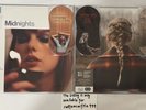 Taylor Swift Evermore 2lp Green Vinyls & Midnights Blue Vinyl With Mitts
