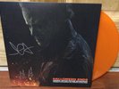 JOHN CARPENTER CODY DAVIES SIGNED SOUNDTRACK HALLOWEEN ENDS LP ORANGE VINYL