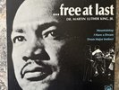 Dr. Martin Luther King JR. Free At Last Vinyl LP 1968 First Pressing VG+