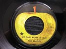 Beatles WE CAN WORK IT OUT 1971 Apple BLACK STAR Los Angeles 45 rpm single VG+