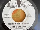 The El Dorados Looking In From The Outside Crossover Soul Original 45  7”